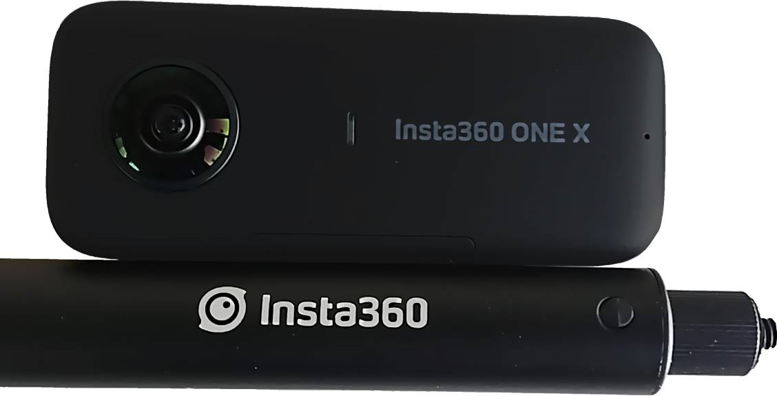 image of insta360 one x camera